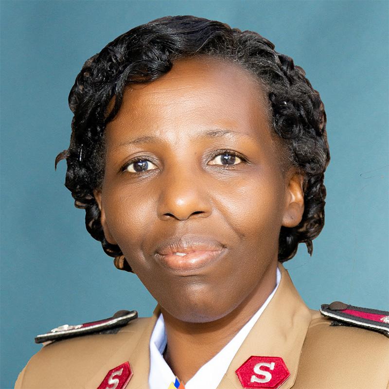 Headshot of Lieut-Colonel Dancille Ndagijimana