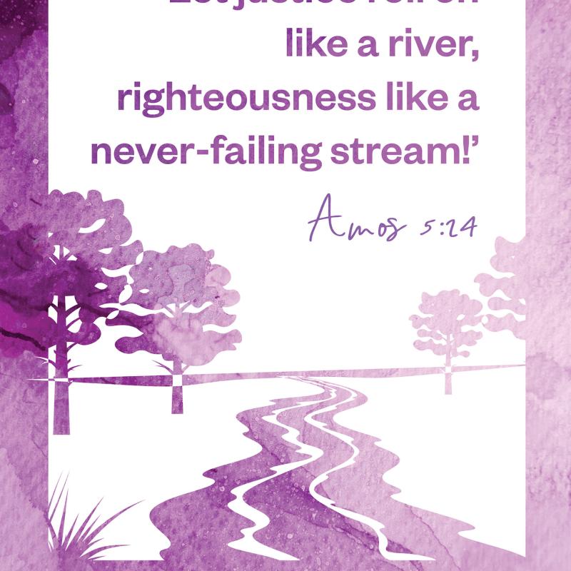 Let justice roll like a river