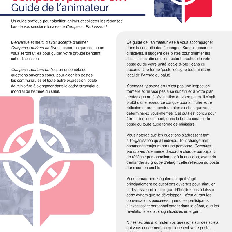 Compass : parlons-en ! Guide de l’animateur