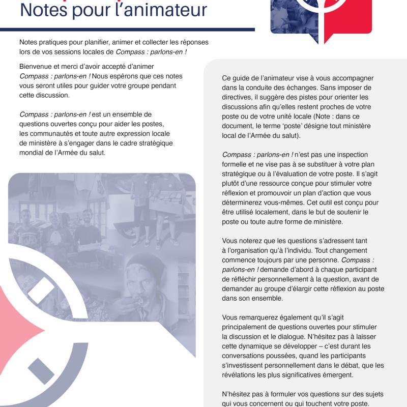 Compass : parlons-en ! Notes pour l’animateur
