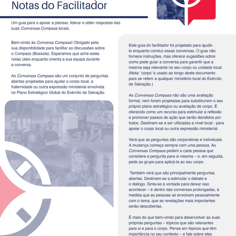 Conversas Compass Notas do Facilitador