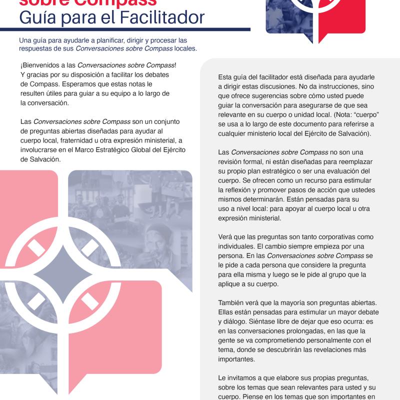 Conversaciones sobre Compass - Guía para el facilitador