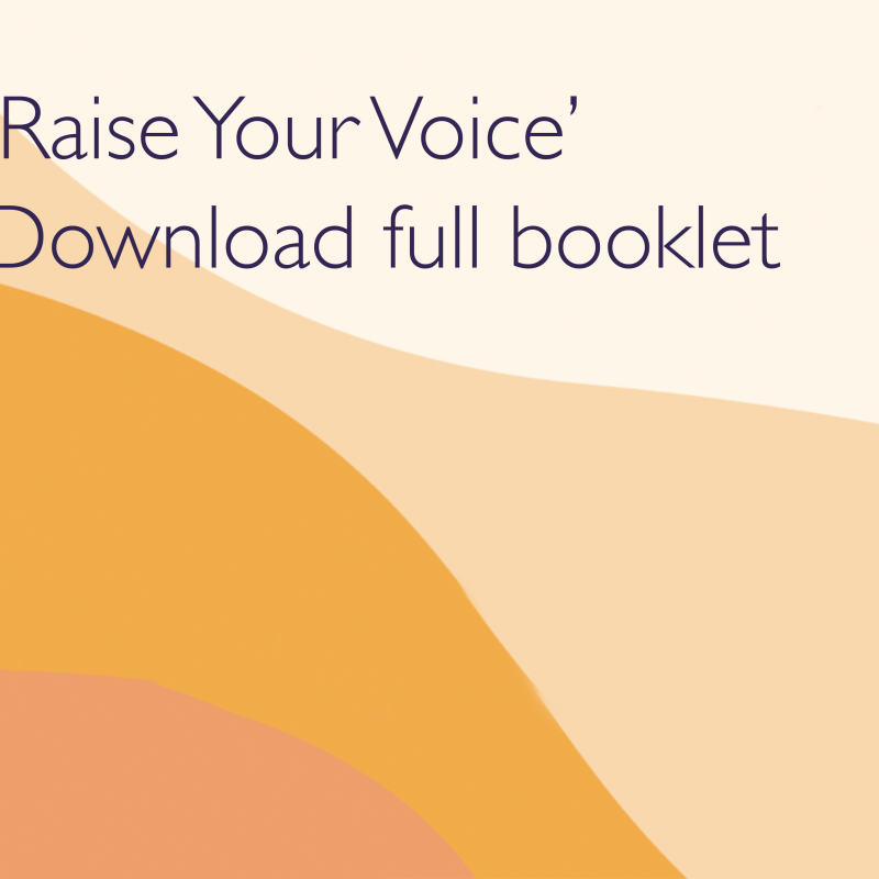 Rasise your voice - download full booklet