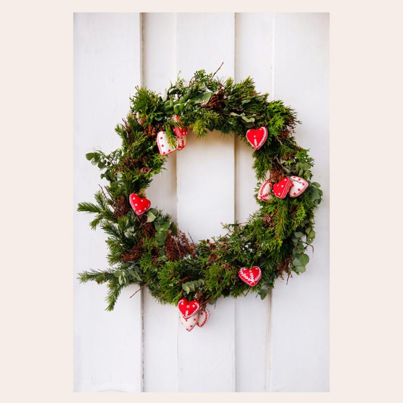 A Christmas wreath
