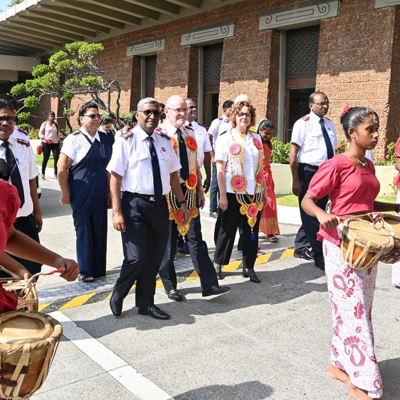 Sri Lanka traditional welcome