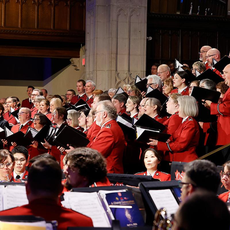 A Salvation Army choir