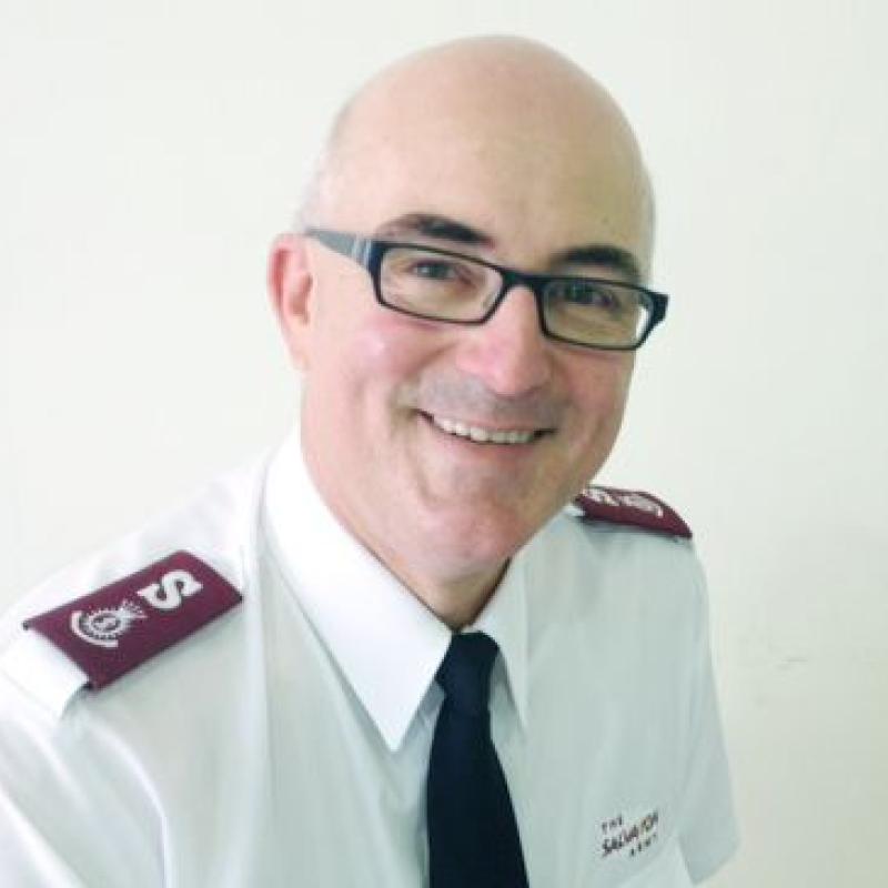 A head and shoulders photo of Major Peter McGuigan