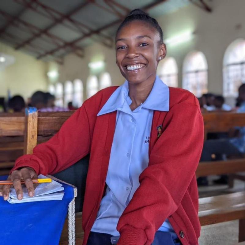 A photo of Blessed, wearing her Salvation Army uniform